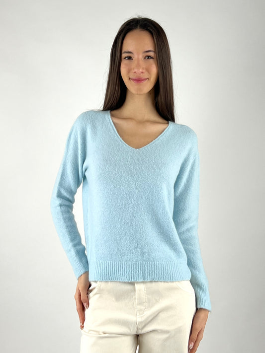 KONTATTO - MAGLIA SOFT YARN SCOLLO V