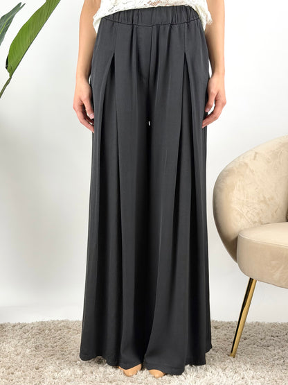 DEVA - PANTALONE PALAZZO DOPPIA PINCES