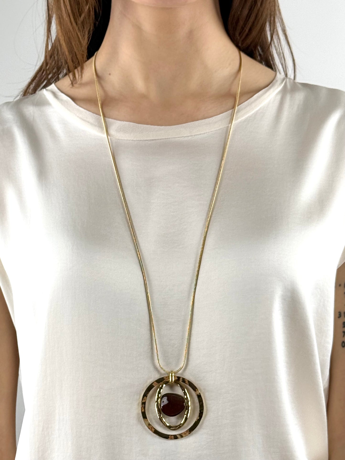 DEVA COUTURE PARIS - COLLANA LUNGA AMBRA