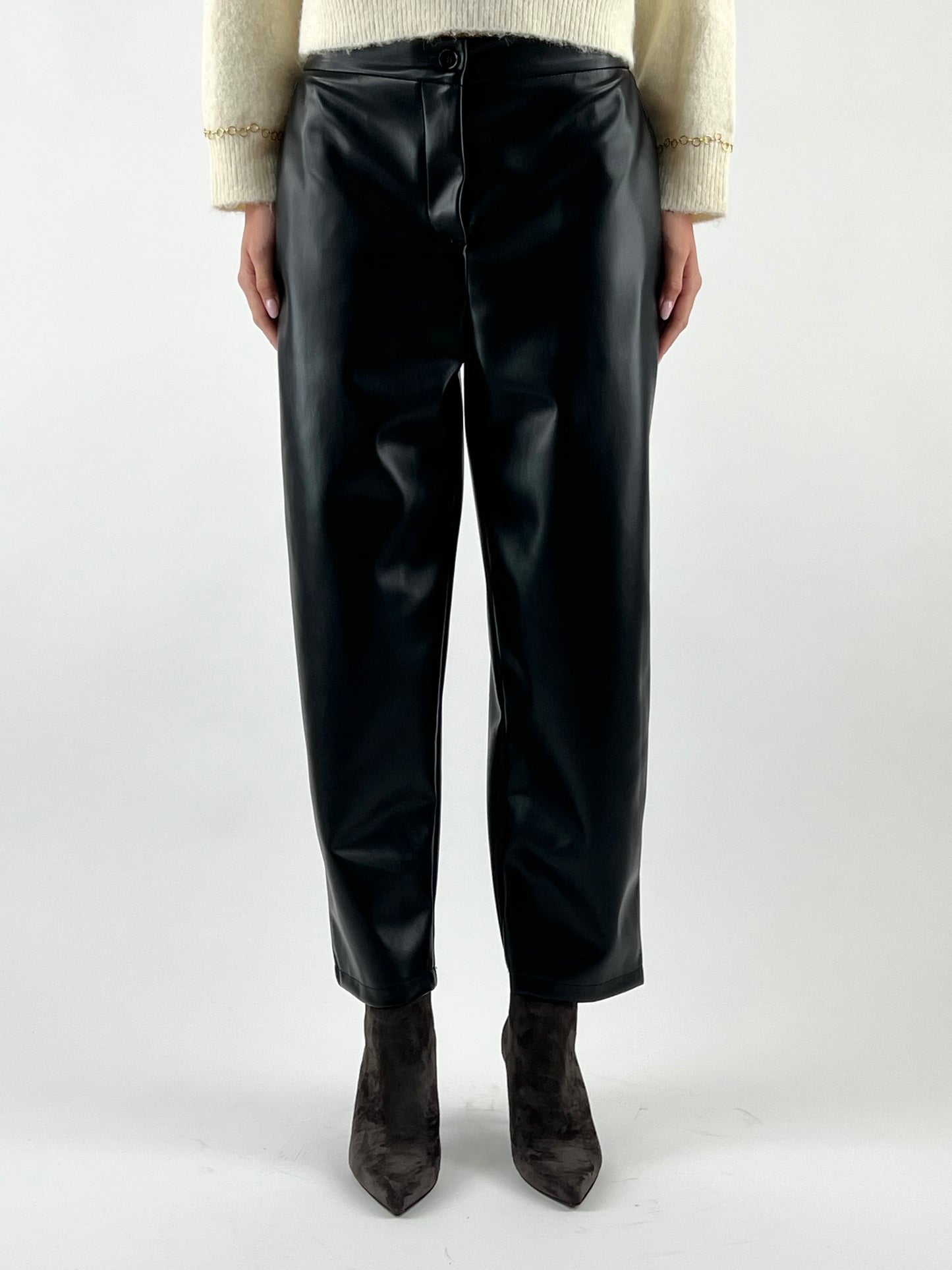 VICOLO -  PANTALONE ECOPELLE