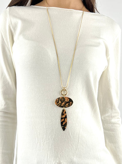 DEVA COUTURE PARIS - COLLANA LUNGA GROMETRICA