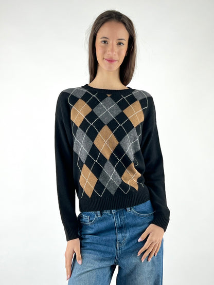 MOTEL - MAGLIA GIROCOLLO LOSANGHE