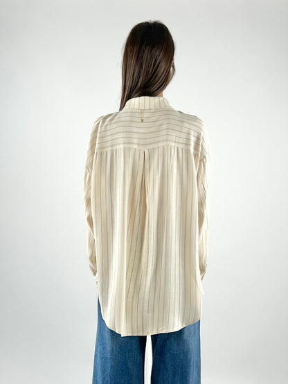 DEVA COUTURE PARIS - CAMICIA RIGHE