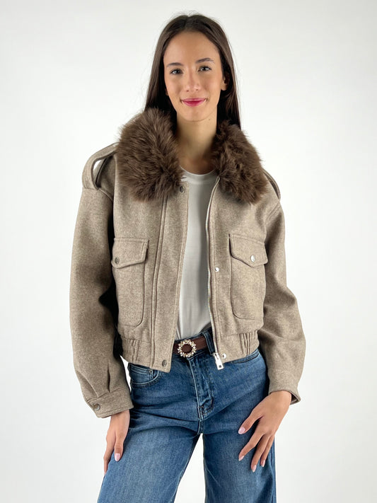 DEVA COUTURE PARIS - BOMBERINO FOURRURE