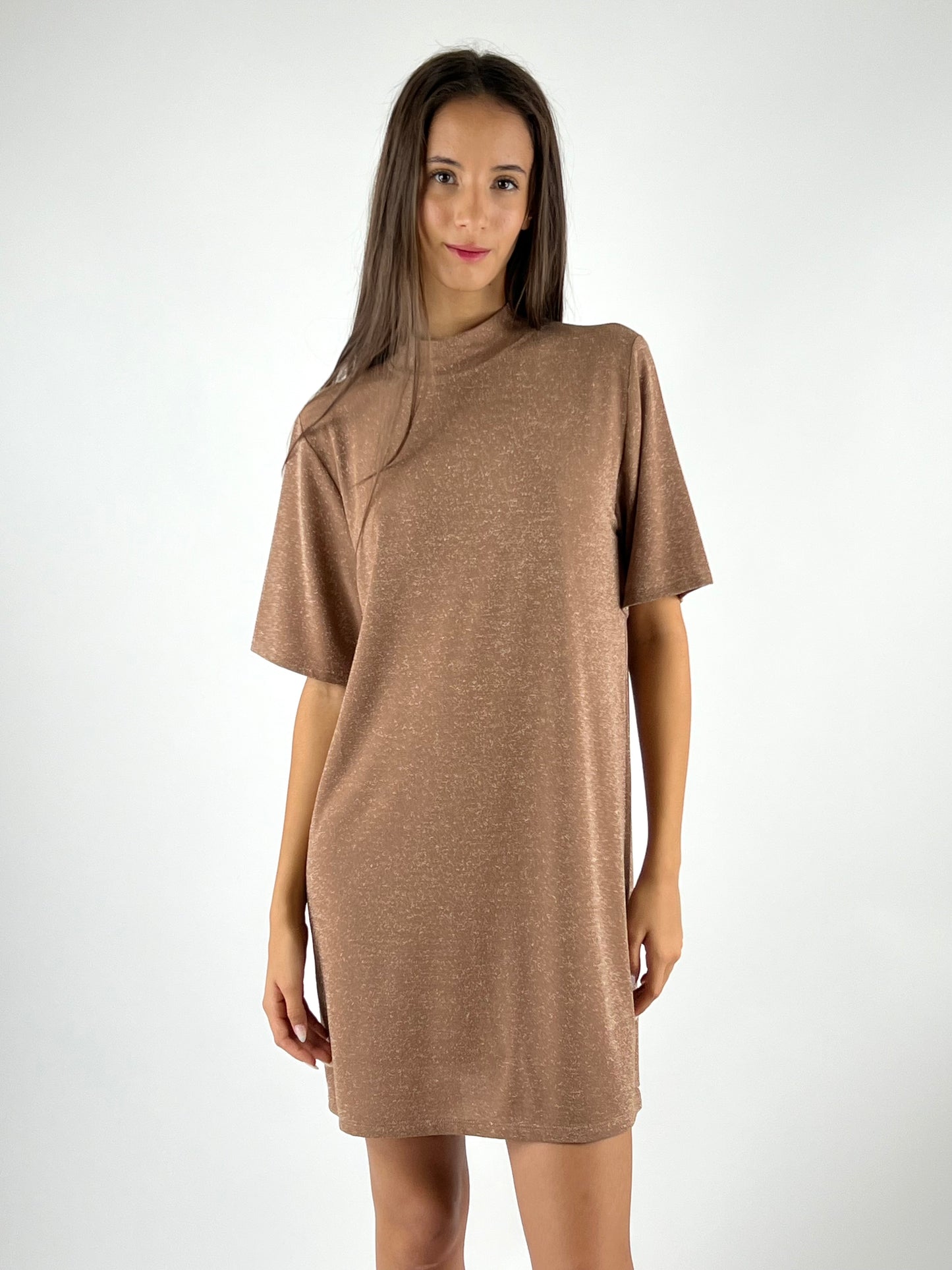 KONTATTO - ABITO LUREX CINTURA