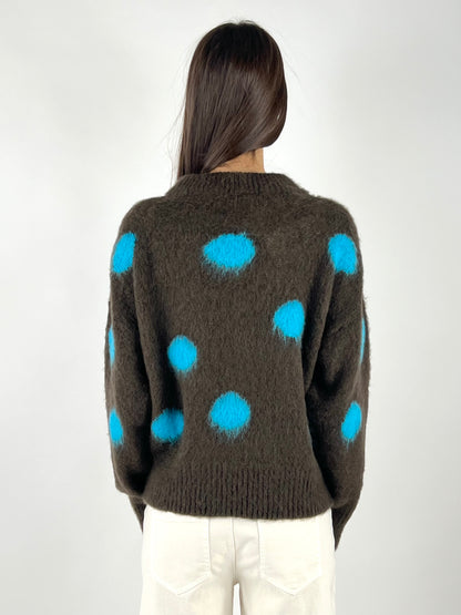 KONTATTO - MAGLIA POIS MOHAIR