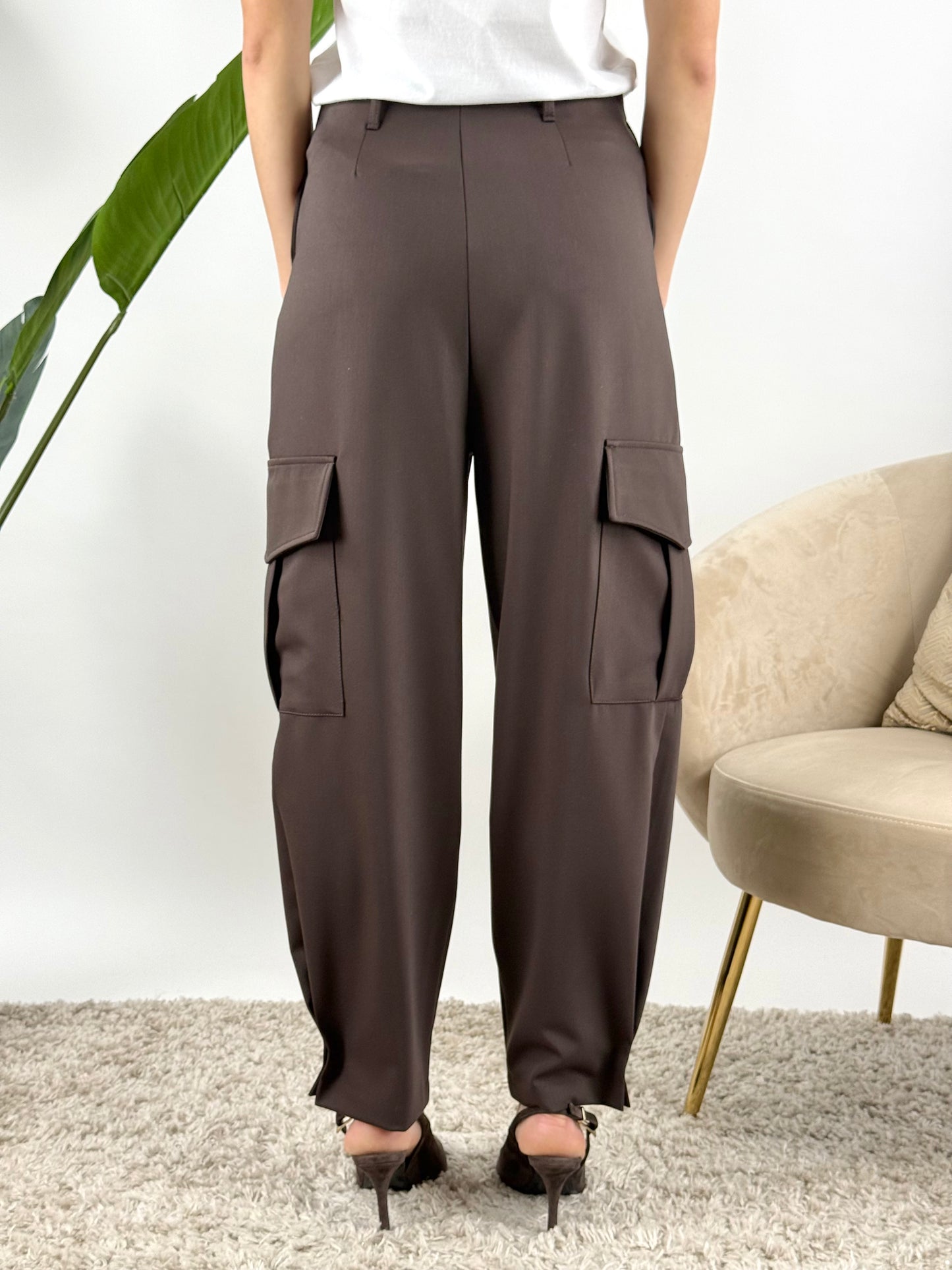 SUSY MIX - PANTALONE CARGO BOTTONI