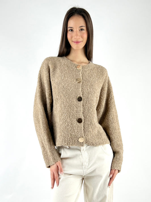 DEVA COUTURE PARIS - CARDIGAN BOUCLÉ