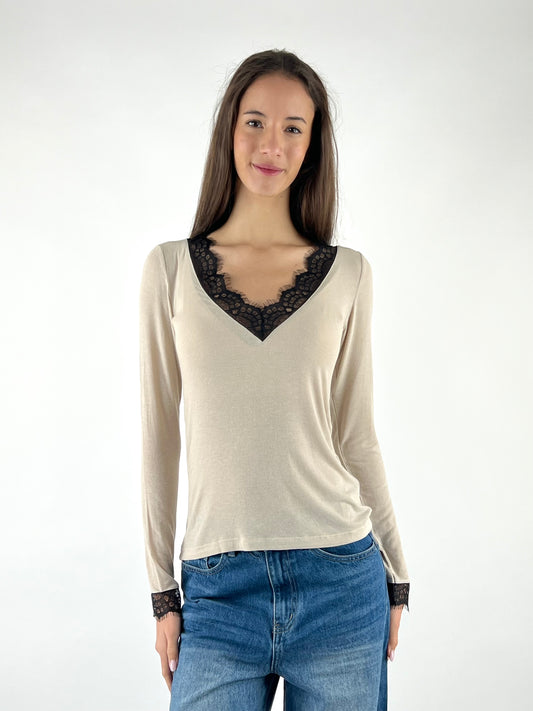 SUSY MIX - MAGLIA SCOLLO V PIZZO