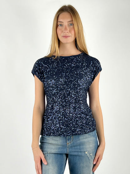 SUSY MIX - MAGLIA BARCA FULL PAILLETTES