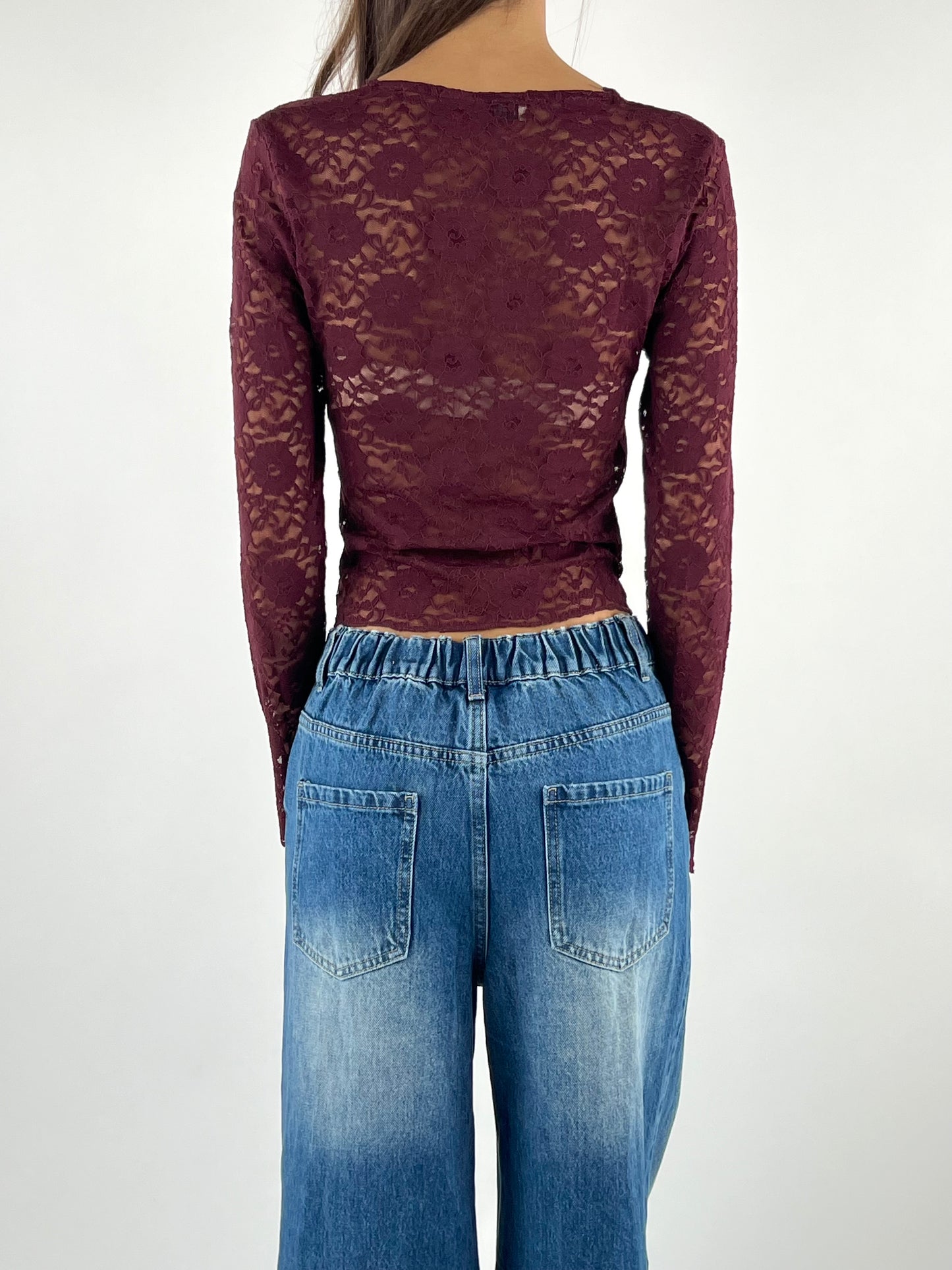 SUSY MIX - MAGLIA DRAPPEGGIO PIZZO