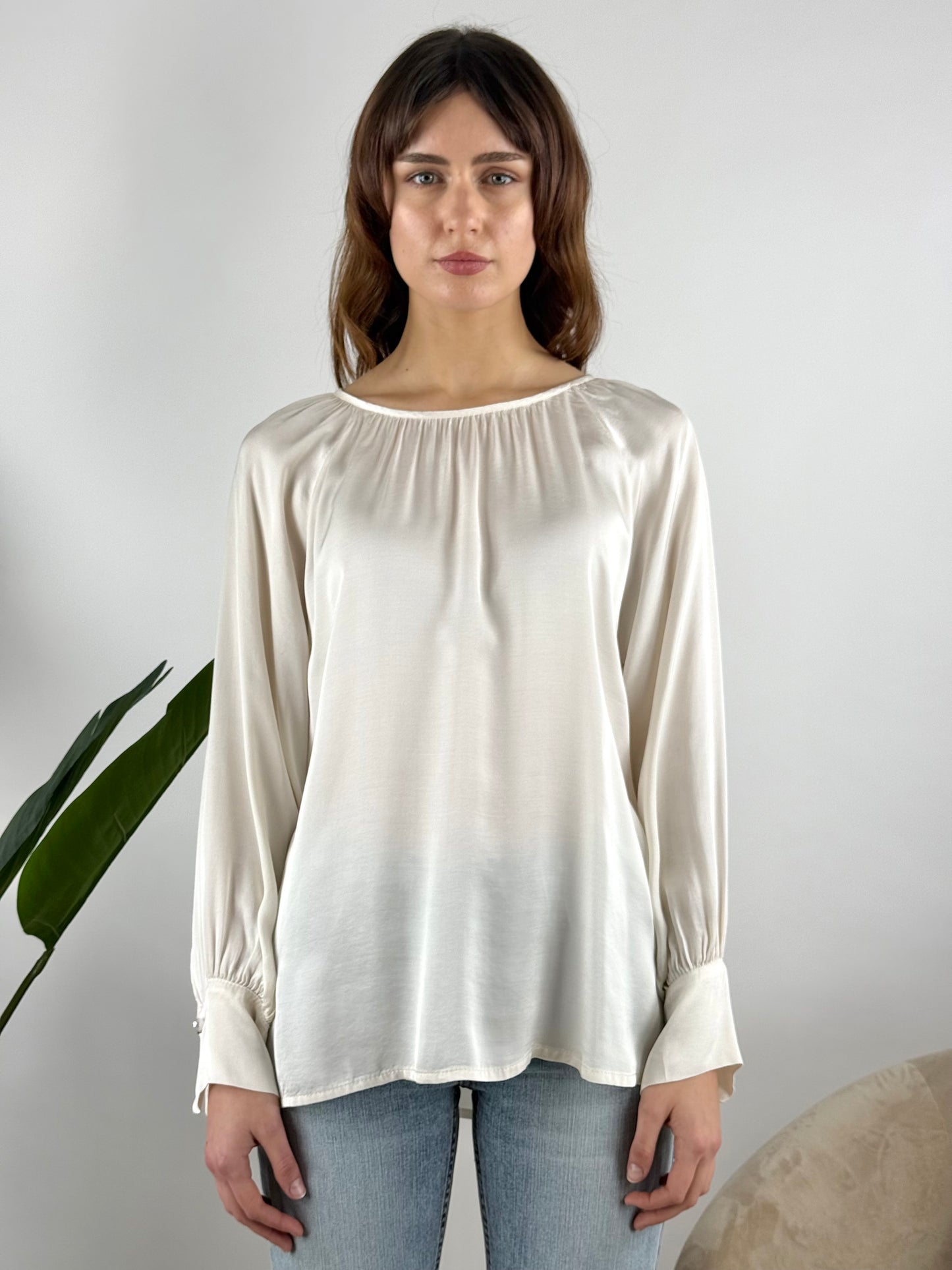 SUSY MIX - BLUSA SATIN SPILLA