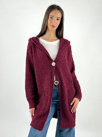 DEVA COUTURE PARIS - MAXI CARDIGAN CINIGLIA
