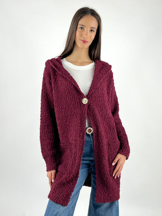 DEVA COUTURE PARIS - MAXI CARDIGAN CINIGLIA