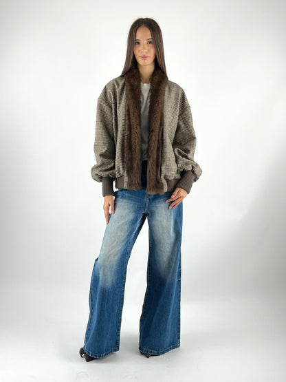 MOTEL - GIACCONE COLLO IN PELLICCIA