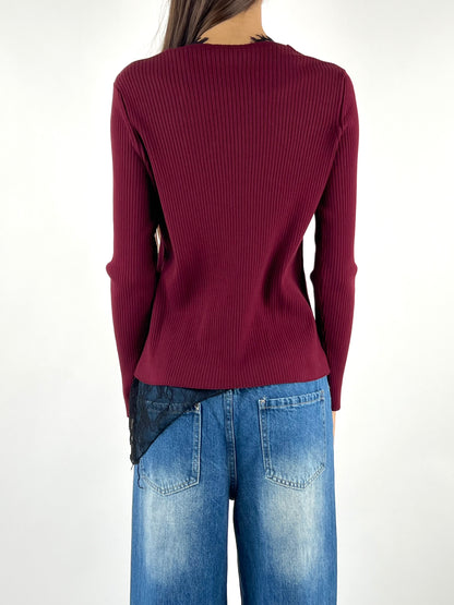 KONTATTO - CARDIGAN LACCI