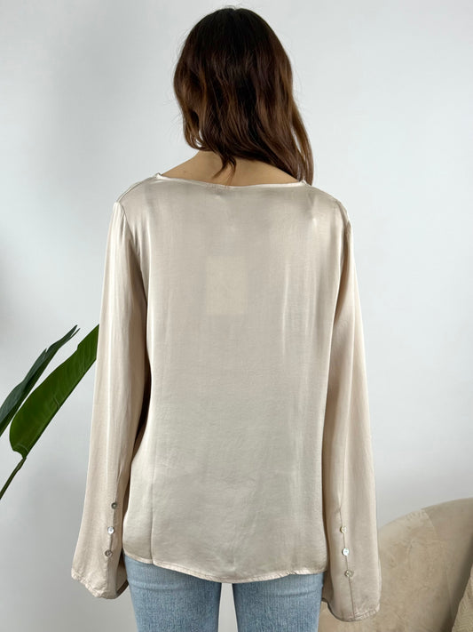 SUSY MIX - BLUSA SATIN MANICA KIMONO