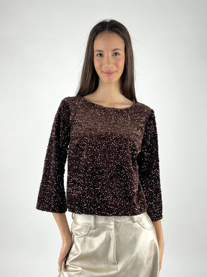 DEVA - MAGLIA PAILLETTES