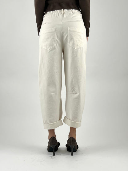 MOTEL - PANTALONE BARREL FUSTAGNO