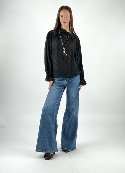 DEVA COUTURE PARIS - CAMICIA COLLO CRATERE