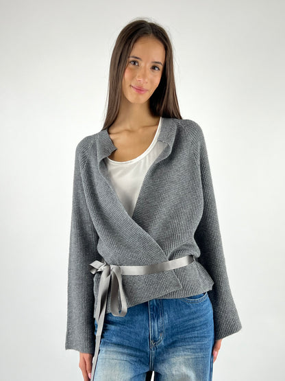 SUSY MIX - GIACCHINA IN MAGLIA CON CINTURA