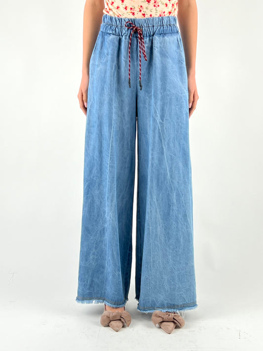 MOTEL - JEANS CHAMBRAY COULISSE