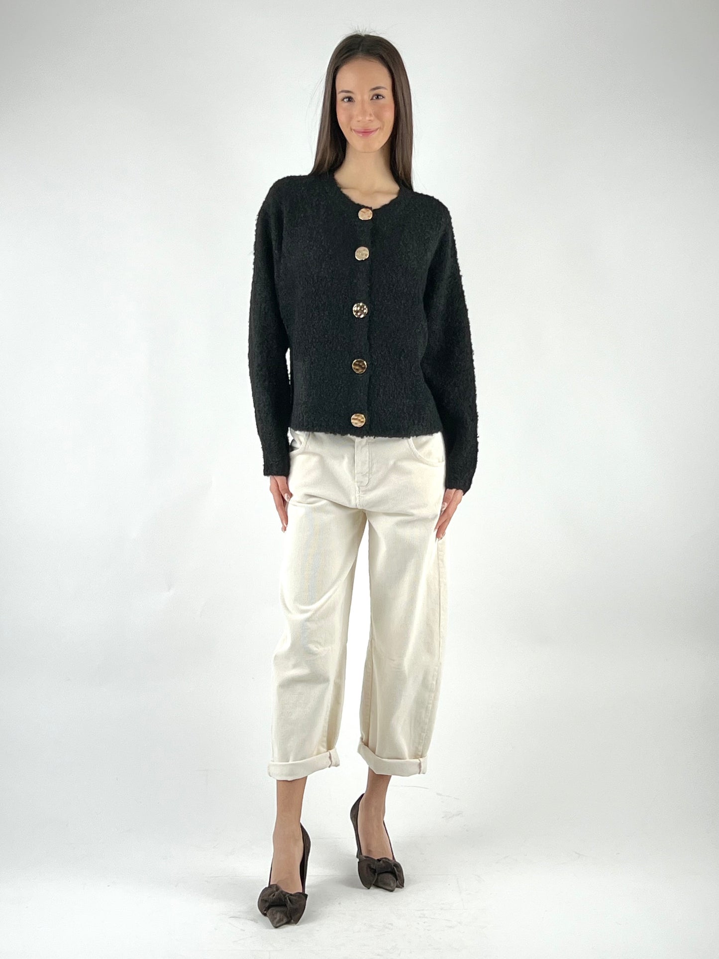 DEVA COUTURE PARIS - CARDIGAN BOUCLÉ