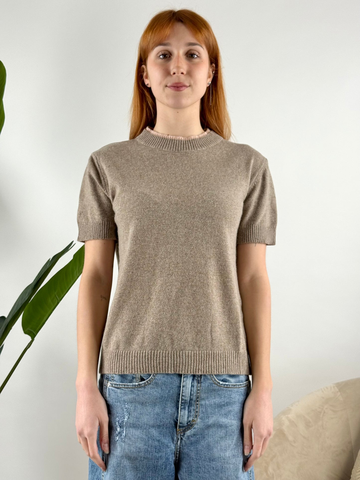 DEVA - MAGLIA COLLO DOPPIATO