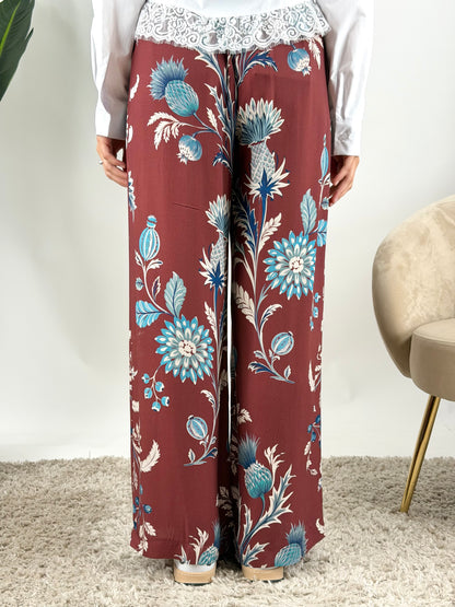 HAVEONE - PANTALONE NOMAD FLOREALE