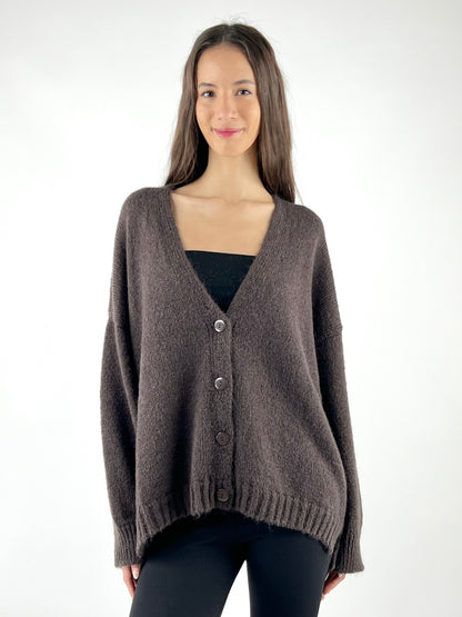 KONTATTO - CARDIGAN LUNGO MOHAIR
