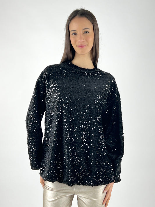 DEVA - MAXI MAGLIA PAILLETTES