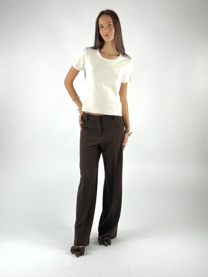 MOTEL - PANTALONE SCUBA PALAZZO