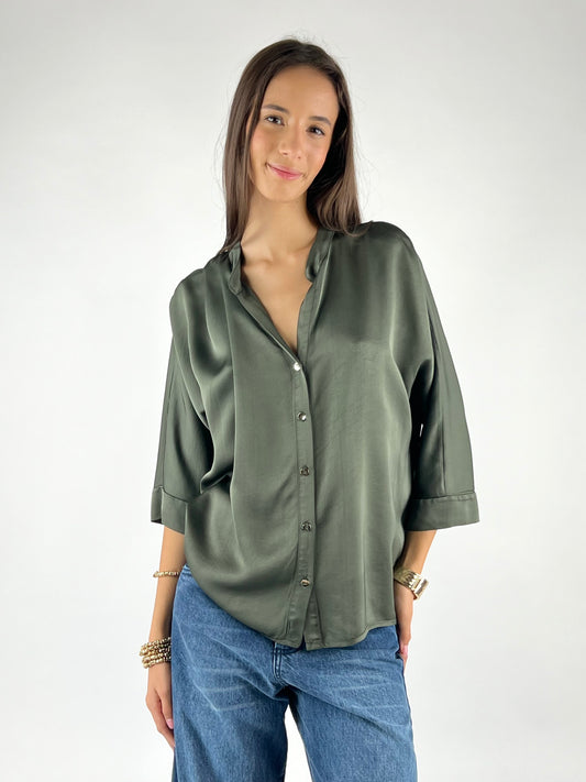 MOTEL - CAMICIA COREANA SATIN