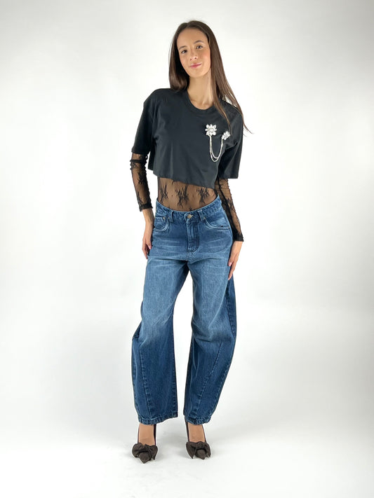 SUSY MIX - T-SHIRT + BODY PIZZO