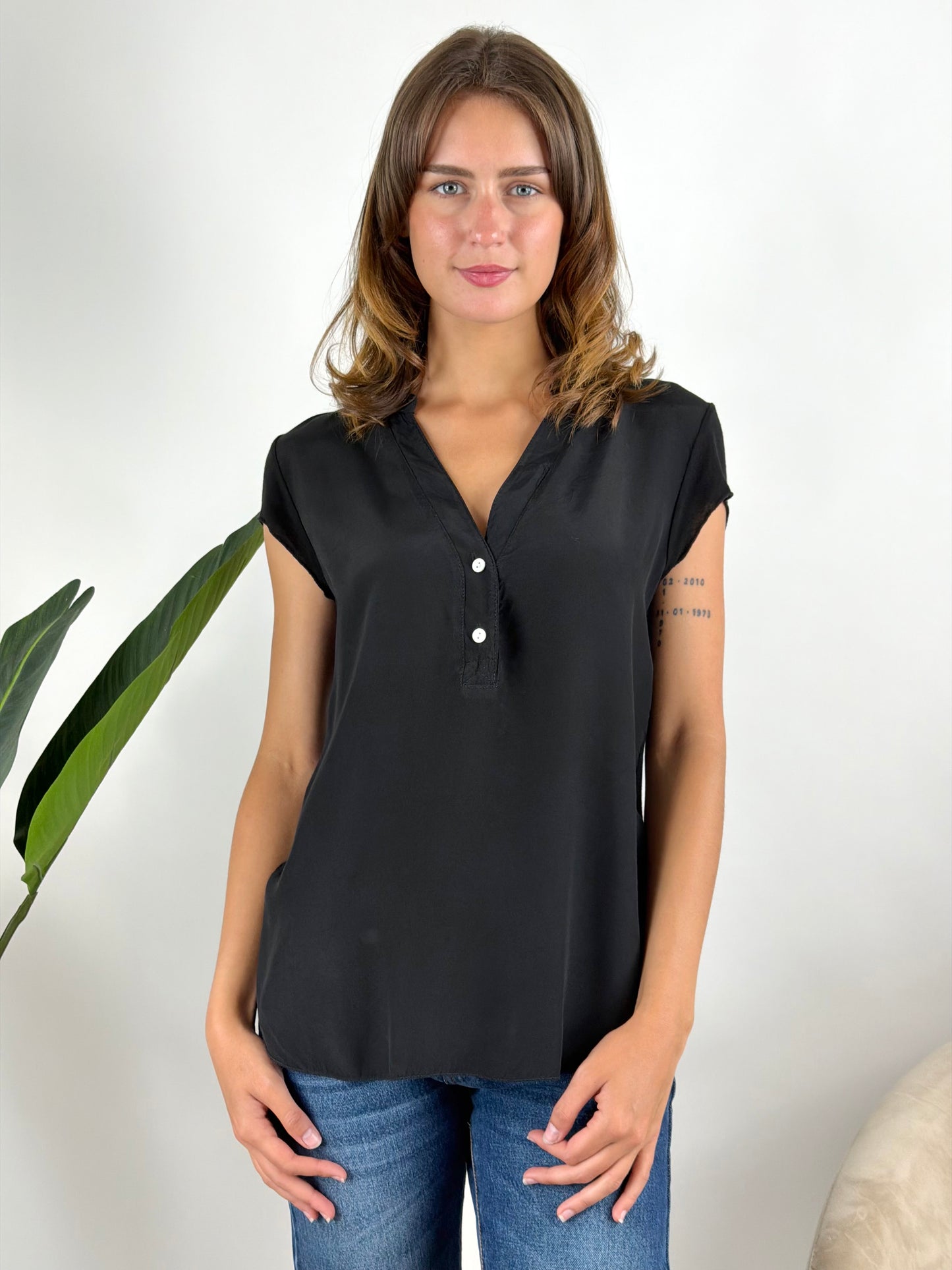 DEVA - BLUSA SERAFINO MANICA CORTA