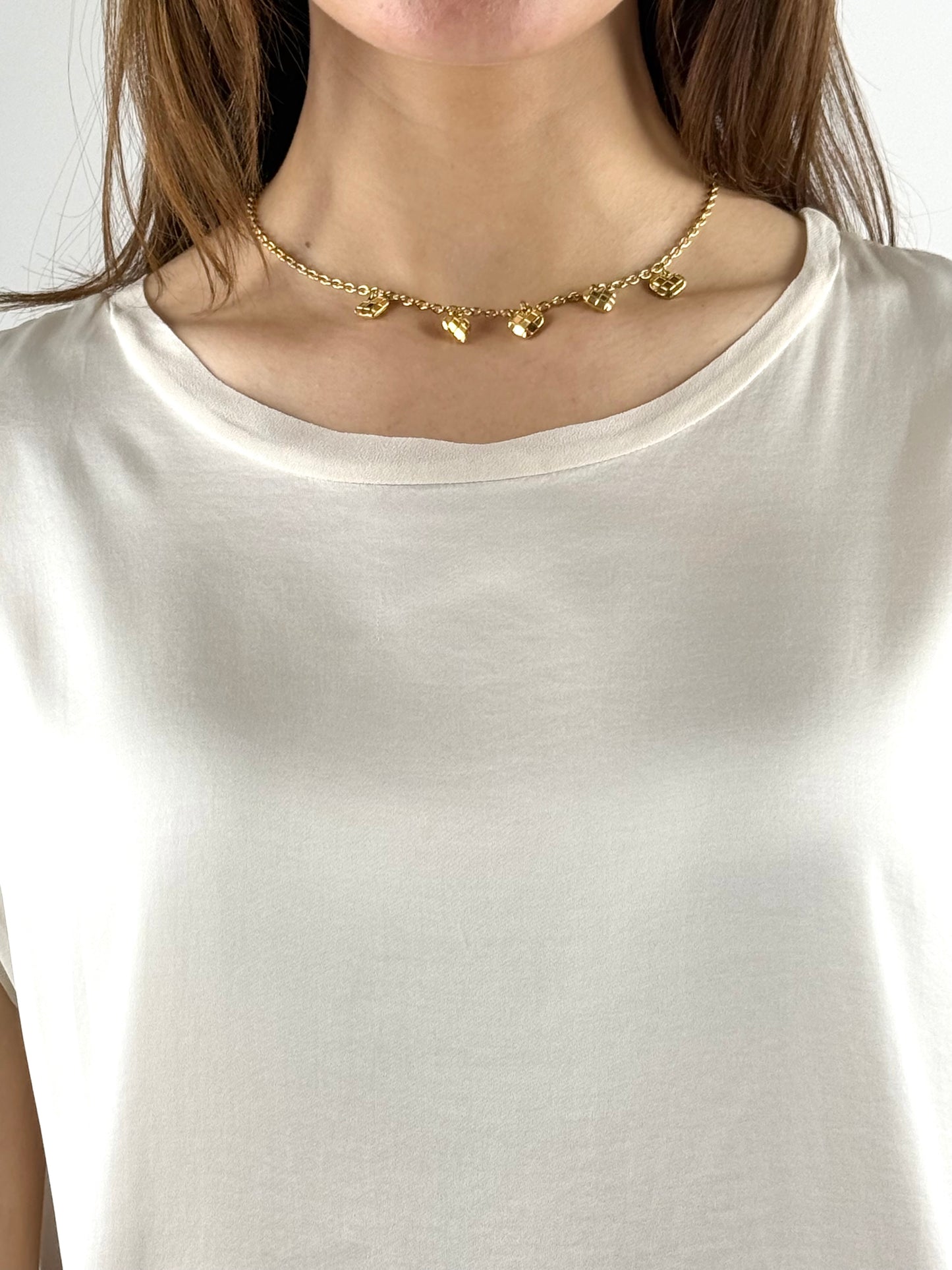 DEVA COUTURE PARIS - GIROCOLLO CUORICINI PENDENTI