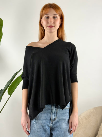 DEVA - MAGLIA KIMONO SCOLLO PUNTA