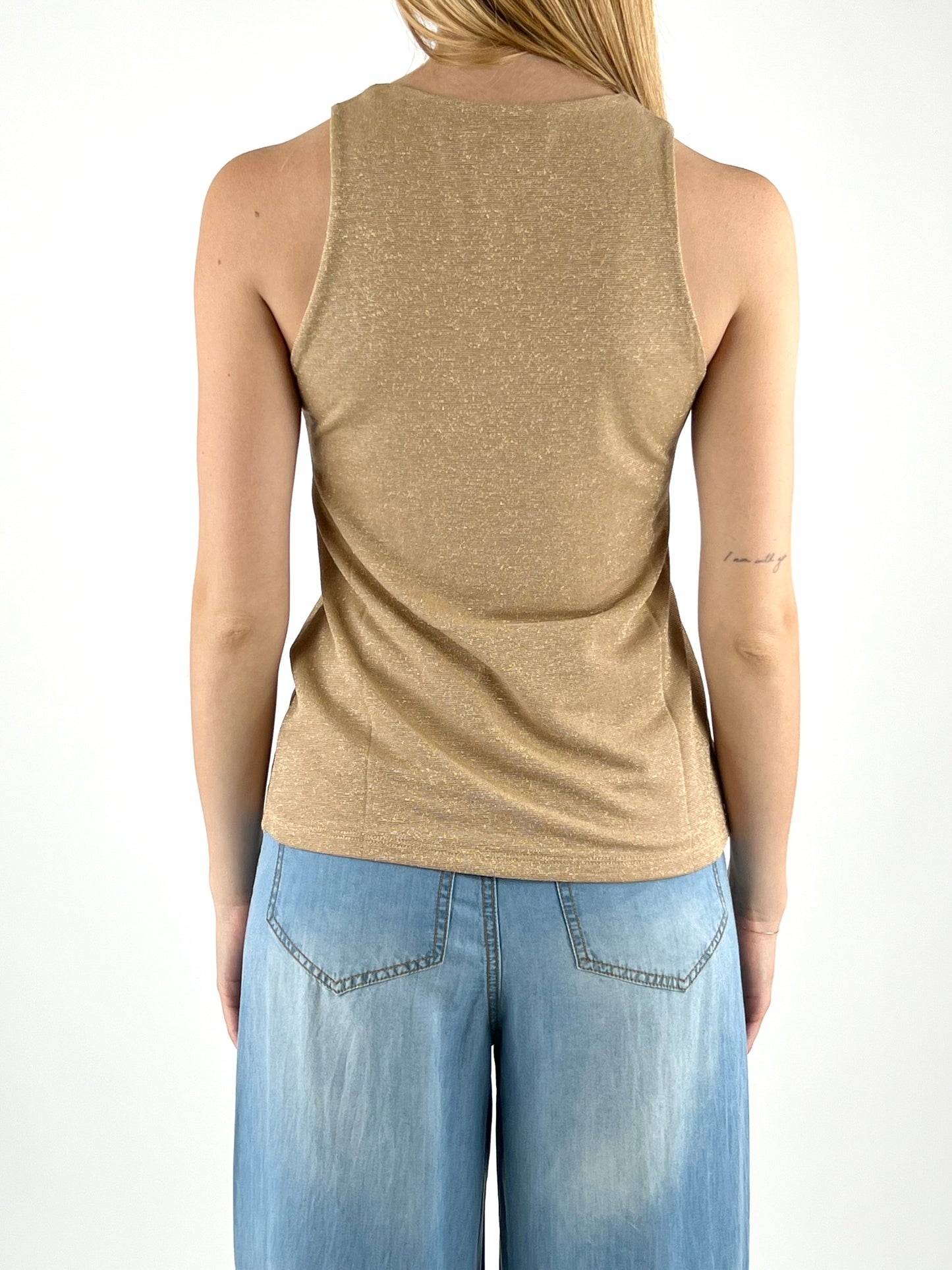 KONTATTO - CANOTTA AMERICANA LUREX