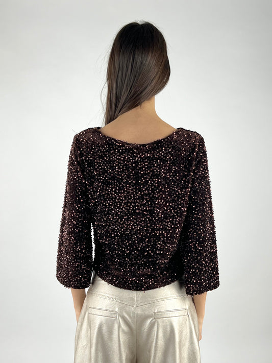 DEVA - MAGLIA PAILLETTES