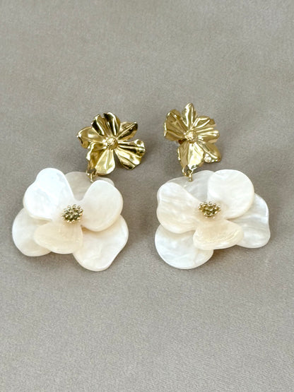 DEVA COUTURE PARIS - ORECCHINI FIORI