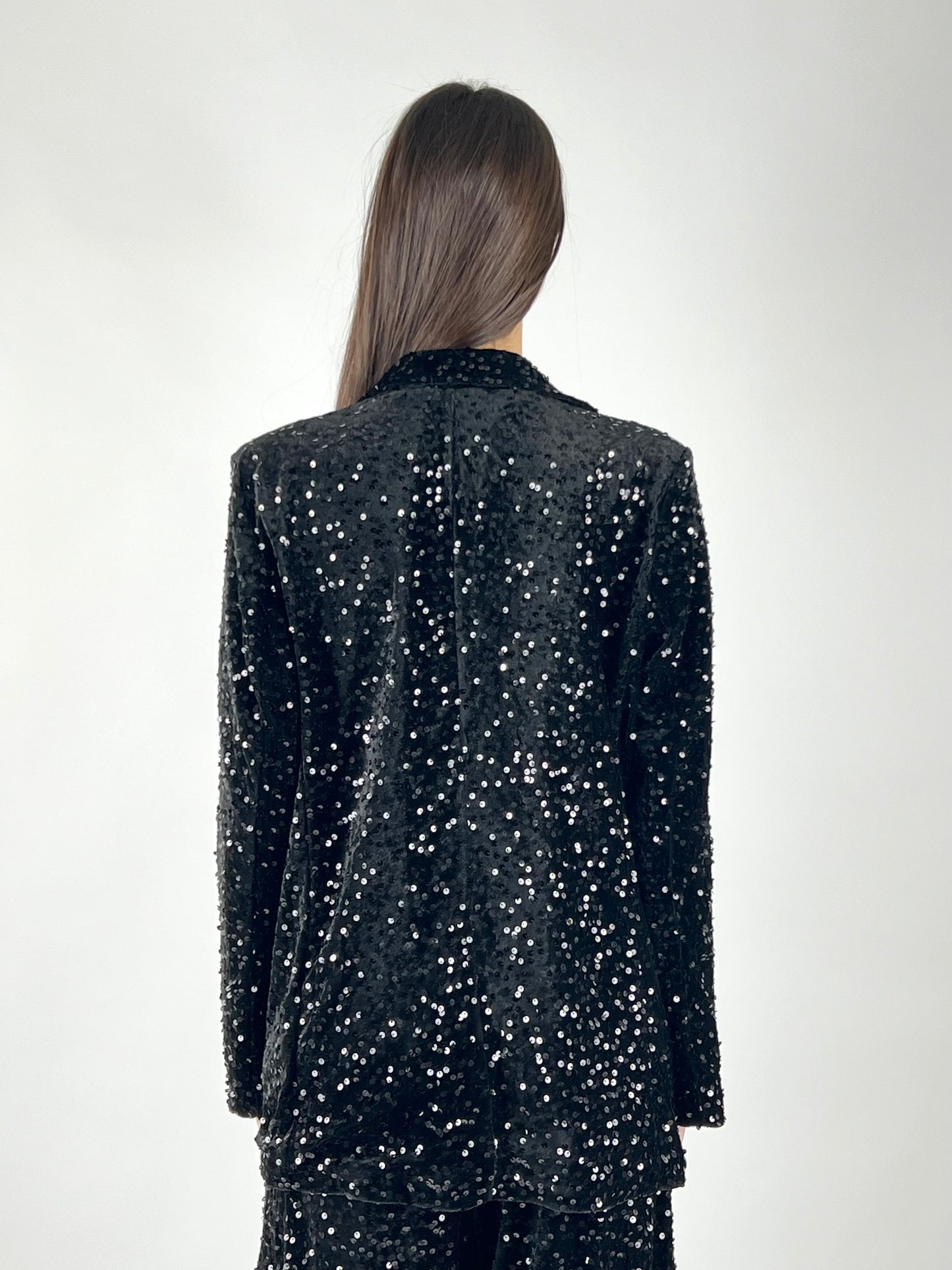 DEVA - GIACCA CINIGLIA PAILLETTES