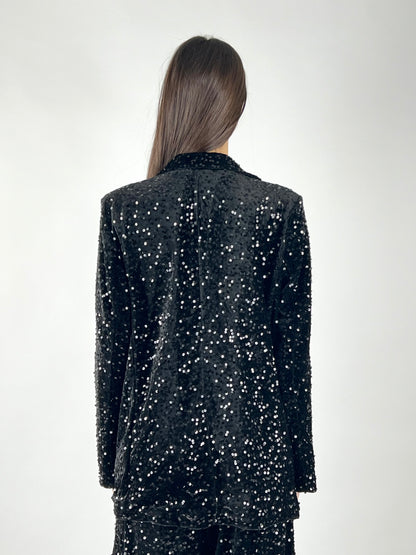 DEVA - GIACCA CINIGLIA PAILLETTES
