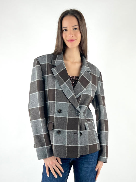 MOTEL - GIACCA CHECK DOPPIOPETTO