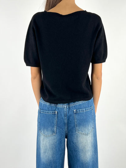 VICOLO - MAGLIA SCATOLETTA MANICA CORTA