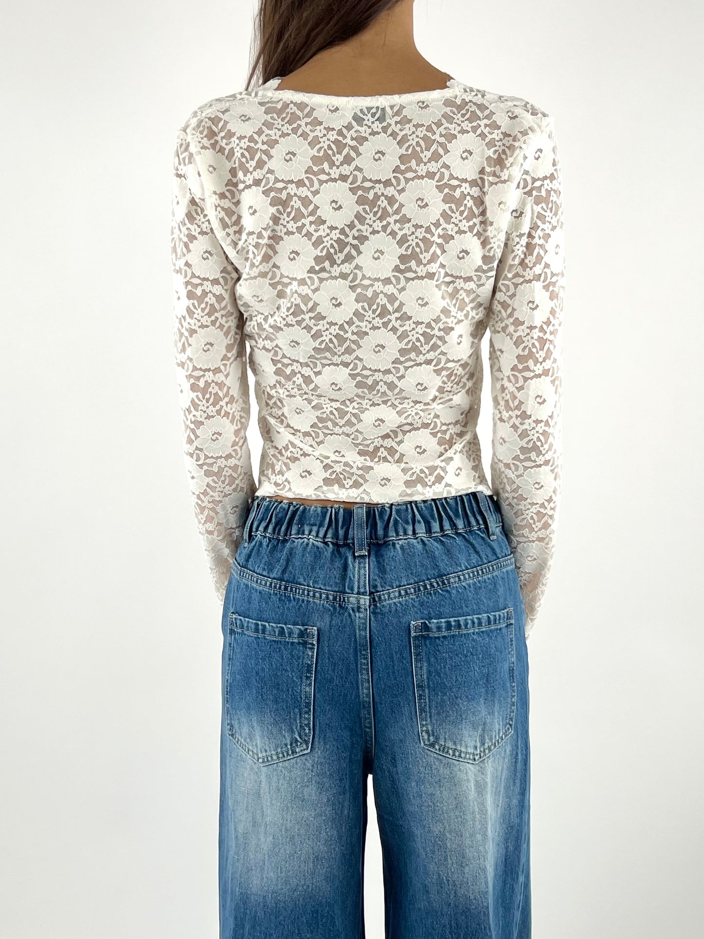 SUSY MIX - MAGLIA DRAPPEGGIO PIZZO