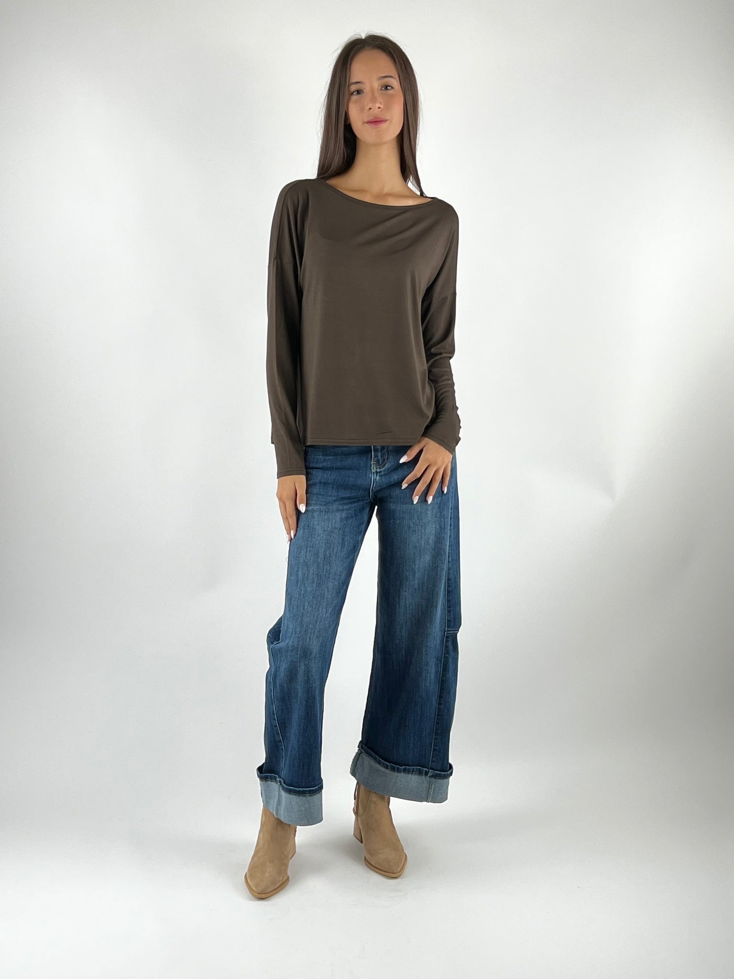 SUSY MIX - MAGLIA KIMONO MANICA LUNGA