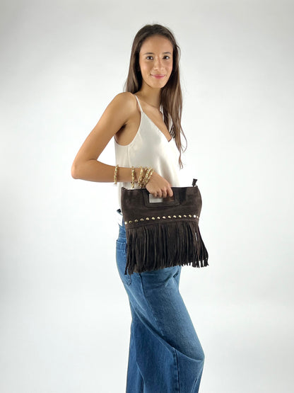 DEVA - BORSA BORCHIE E FRANGE