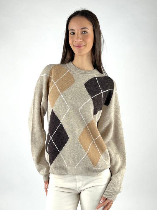 VICOLO - MAGLIA ROMBI