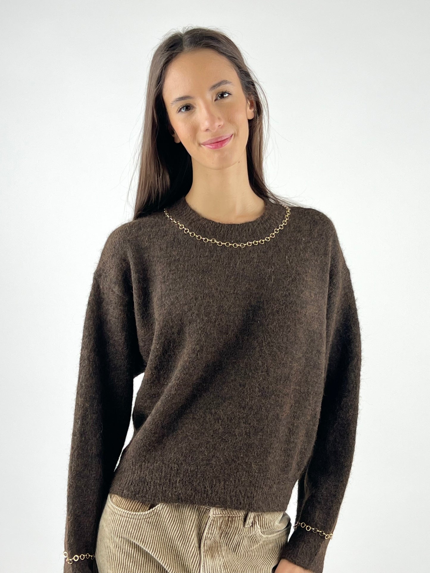 DEVA COUTURE PARIS - MAGLIA GIROCOLLO ADÈLE