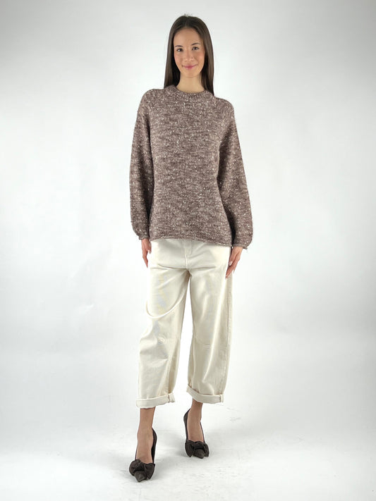 DEVA COUTURE PARIS - MAGLIA MULTIFILI PAILLETTES